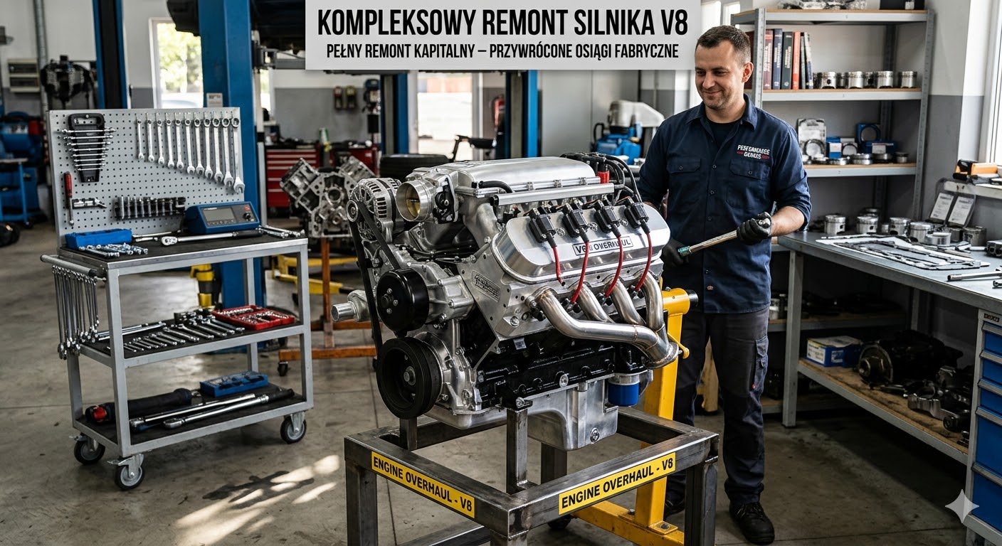 Kompleksowy remont silnika V8